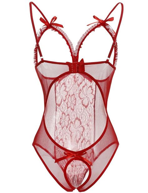 Gossard Superboost Lace Thong Panty CranberryRaspberry Sorbet. . Crotchless lingerie